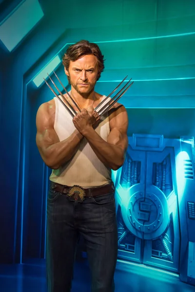 Bangkok Thailand 2019 Logan Hugh Jackman Wachsfigurenausstellung Madame Tussauds Museum — Stockfoto