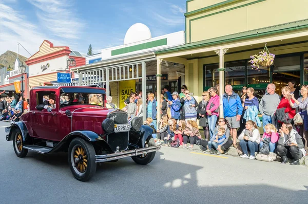 Arrowtown Nya Zeeland April 2016 Det Parad Händelse Arrowtown Hösten — Stockfoto