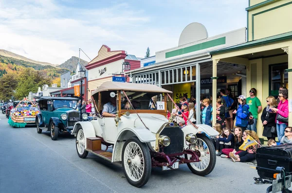 Arrowtown Nya Zeeland April 2016 Det Parad Händelse Arrowtown Hösten — Stockfoto