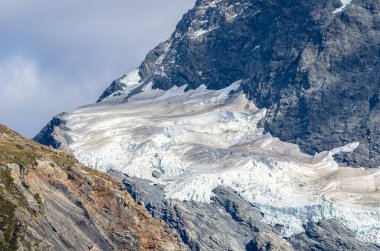 Yeni Zelanda 'daki Aşçı Dağı' na yakın çekim.