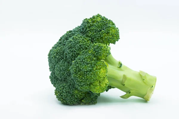 Broccoli Isolerad Vit Bakgrund — Stockfoto