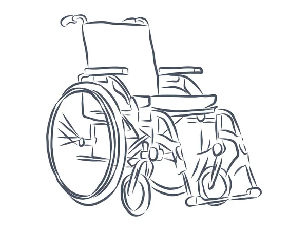 设计理念集电动轮椅 手动轮椅和残疾人推车图标 可用于网站和移动网站及应用 带有背景的矢量说明 — 图库矢量图片