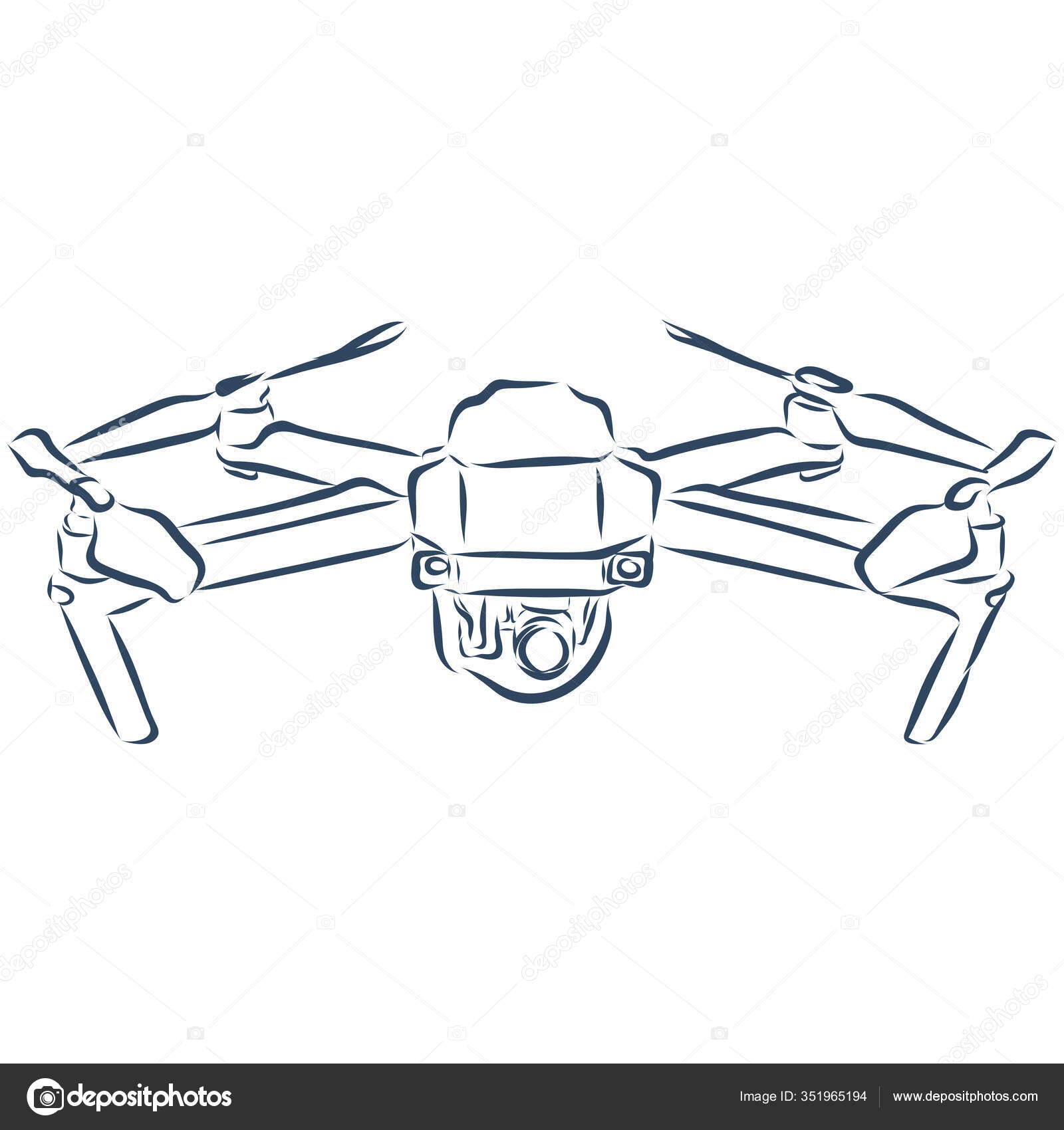 The Technical Drawing of the UAV  Download Scientific Diagram