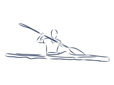 World Sport training, academic rowing icon, vector clipart