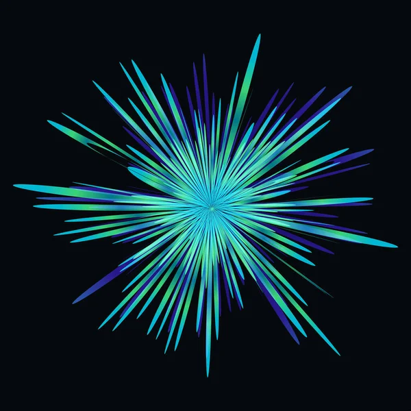 Illustration Vectorielle Flash Lumineux Explosion Éclatement Arrière Plan — Image vectorielle
