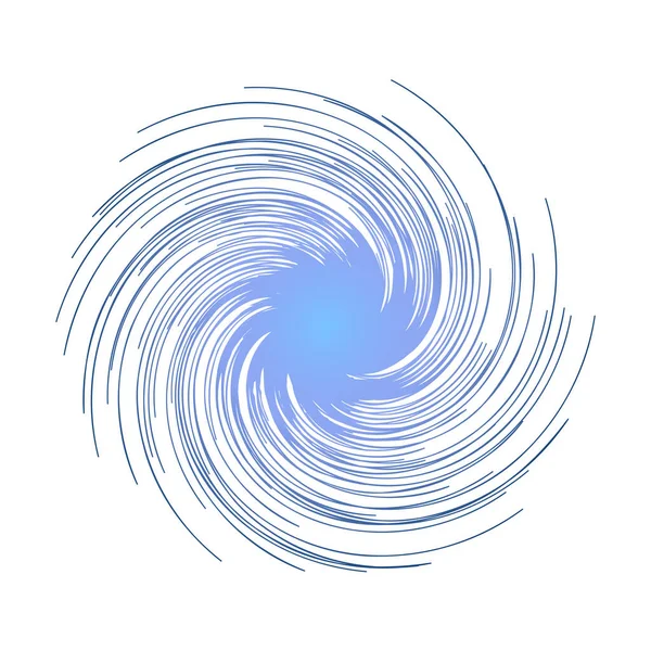Swirling Radial Pattern Background Vector Illustration Swirl Design Vortex Starburst — Stock Vector