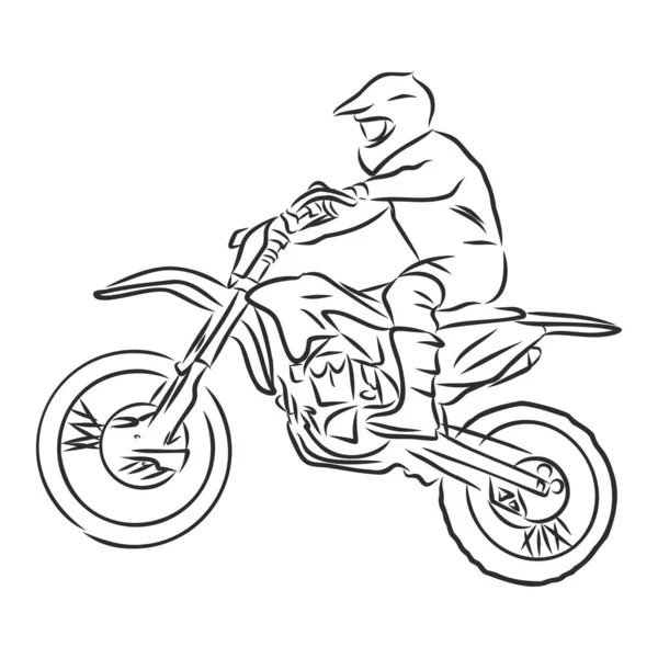 Desenho de motocicleta imagem vetorial de fxm73© 64000085