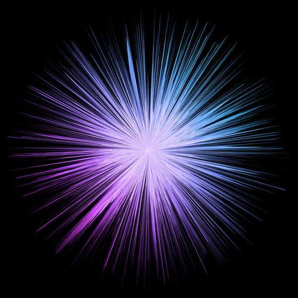 Efecto Luz Futurista Lente Colores Llamarada Diseño Estrellas Explosiones Energía — Vector de stock