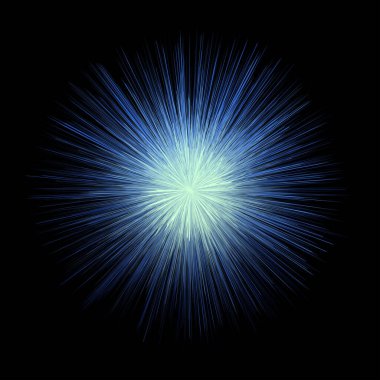Fütürist Işık Efekti. Renkli Lens Fişeği. Yıldız, Patlama ve Elektrik Tasarımı. Vektör illüstrasyonu