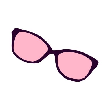 Güneş gözlüğü vektör illüstrasyonu 3D gerçekçi