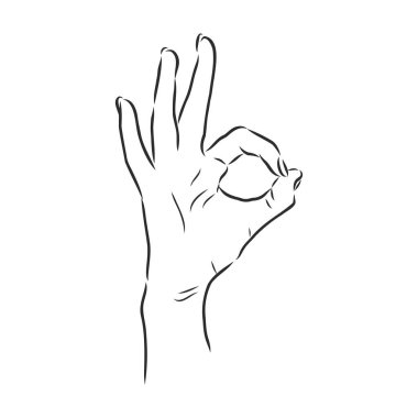 Beyaz Arkaplan 'da el yazısı izole edildi. Eskiz stili. Klip sanatı. Vektör illüstrasyonu