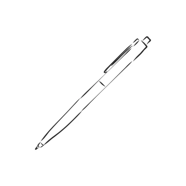 Doodle schets van potlood concept op witte achtergrond icoon in hand tekening design stijl. — Stockvector