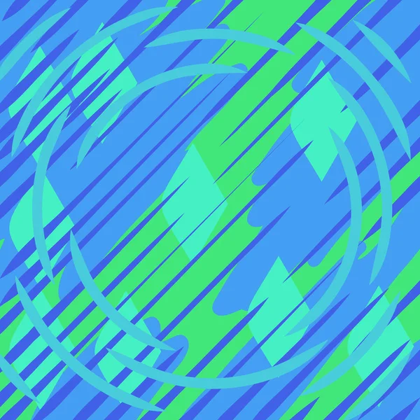 Hellblauer Grüner Vektorhintergrund Mit Streifen Moderne Geometrische Abstrakte Illustration Mit — Stockvektor