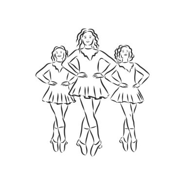 Irish Dancer Free Vector Eps Cdr Ai Svg Vector Illustration Graphic Art
