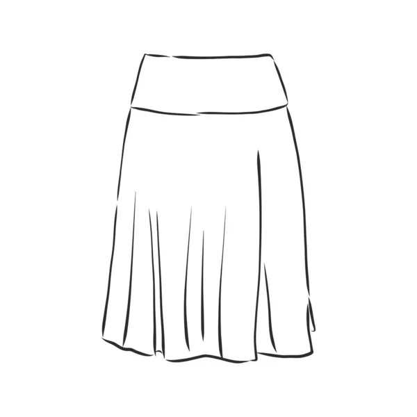 Векторні Ілюстрації Спідниць Жіночий Одяг — стоковий вектор