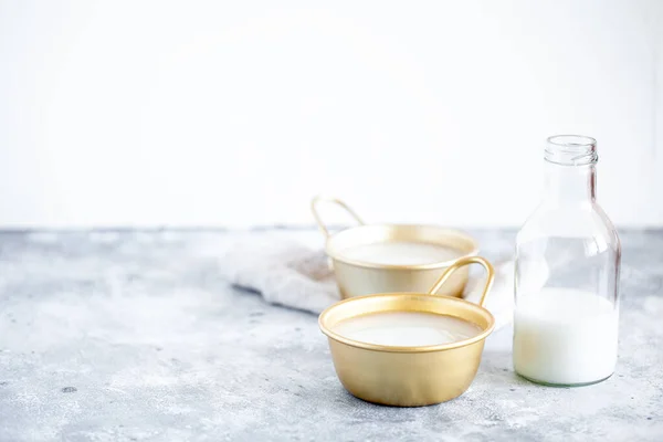 Vinho Arroz Makgeolli Uma Das Mais Antigas Bebidas Alcoólicas Tradicionais — Fotografia de Stock