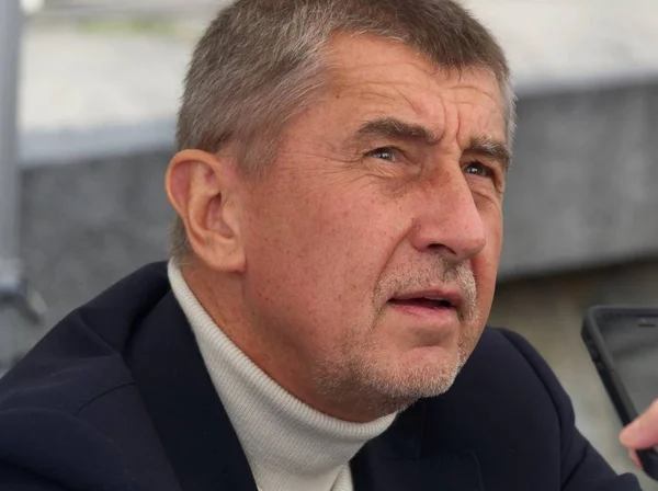 Minister van Financiën van Tsjechië Andrej Babis — Stockfoto