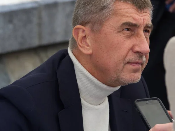 Minister van Financiën van Tsjechië Andrej Babis — Stockfoto