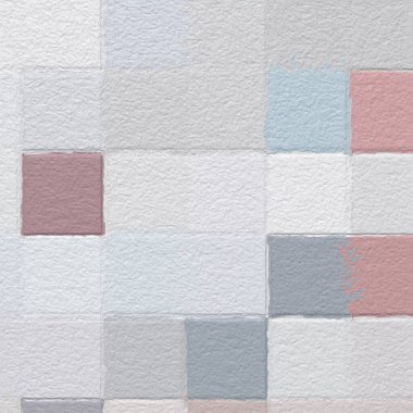 Pastel renkli karelerin soyut mozaiği. Geometrik renkli desen. Yaratıcı duvar kağıdı veya tasarım sanatı için resim.