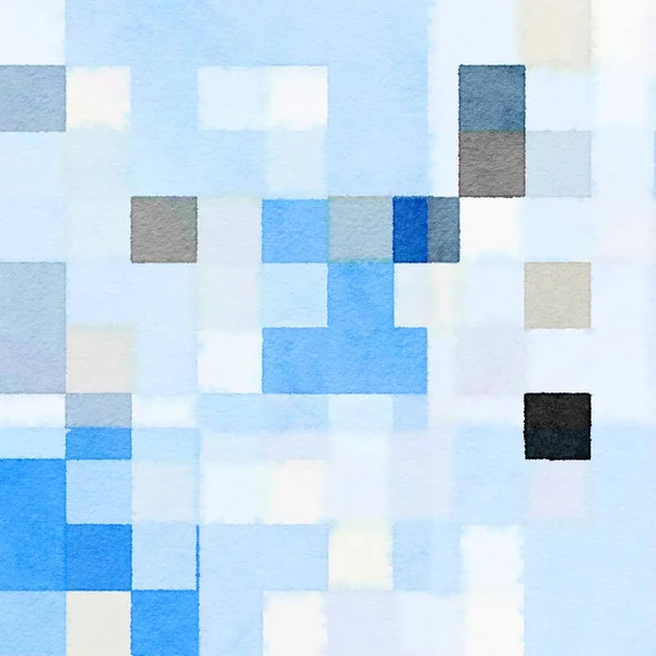 Abstract Mozaïek Van Pastelkleurige Vierkanten Geometrisch Kleurrijk Patroon Foto Voor — Stockfoto
