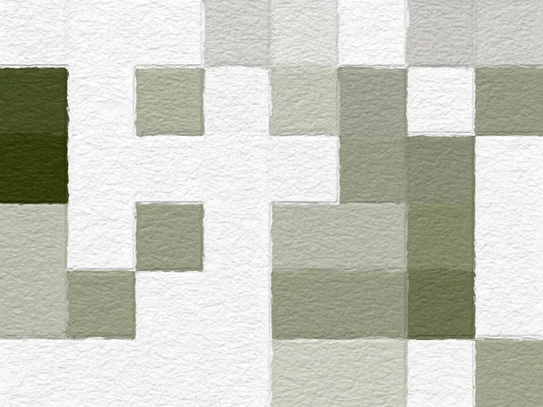 Grijs Kaki Kleurrijke Vierkanten Patroon Met Ruwe Textuur Achtergrond — Stockfoto