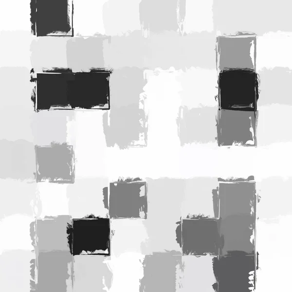 Fondo Abstracto Negro Gris Pared Grunge Estilo Pintado Ilustración — Foto de Stock