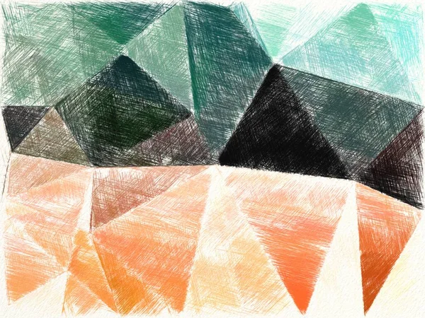 Färgglada Polygon Mönster Med Grov Konsistens Bakgrunder Vacker Geometrisk Lutning — Stockfoto