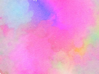 Arka planlar için tatlı pastel, suluboya kağıt dokusu. Renkli soyut desen. Fırça darbesi grafiği soyut. Yaratıcı duvar kağıdı veya tasarım sanatı için resim.