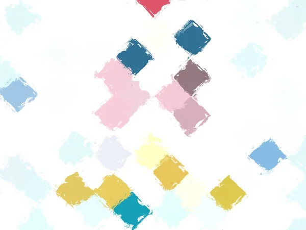 Fondo Cuadrado Brillante Colorido Patrón Abstracto Acuarela Imágenes Para Fondos — Foto de Stock