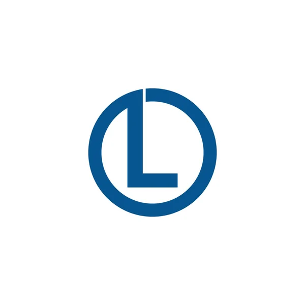 Letter Logo Pictograma Design Elemente Șablon — Vector de stoc