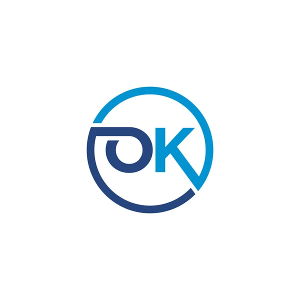 Dopis Logo Ikony Designu Prvků Šablony — Stockový vektor