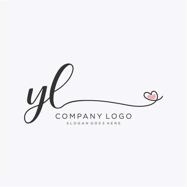 letter yl logo