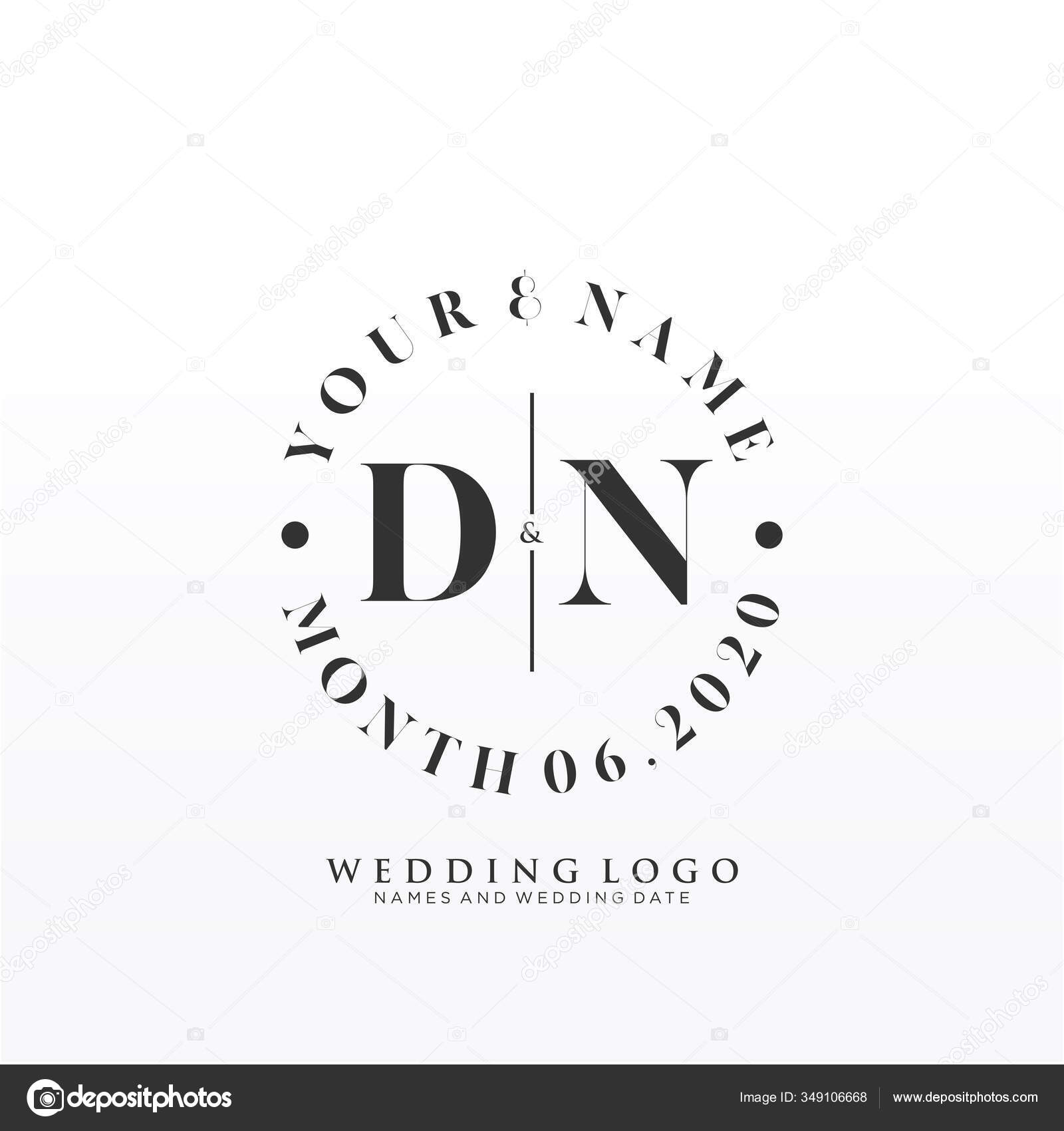 Initial Beauty Monogram Elegant Logo Design Handwriting Logo Initial Signature Stock Vector C Artafrilia Gmail Com 349106668