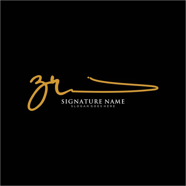 Logo Firma Sigle Modelli Vettoriali Logo Calligrafia Logo Affari Bellezza — Vettoriale Stock