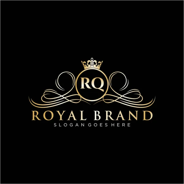 Επιστολή Αρχικό Πρότυπο Luxurious Brand Logo — Διανυσματικό Αρχείο
