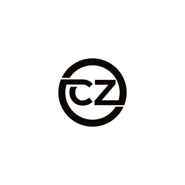 Cz字母图标设计模板元素 — 图库矢量图片