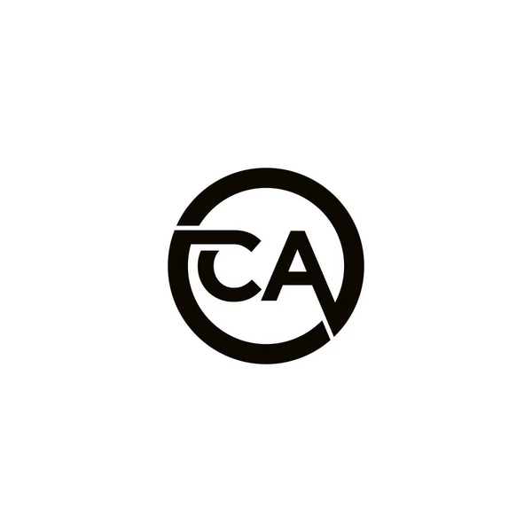Éléments Modèle Conception Icône Lettre Logo — Image vectorielle