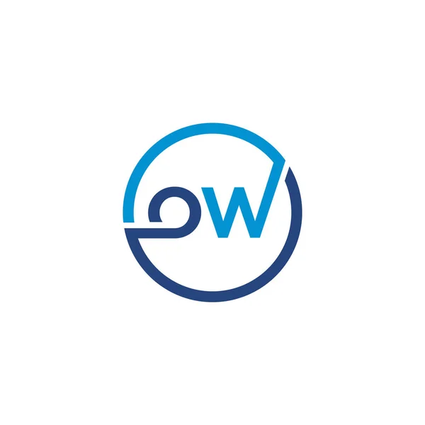 Letter Logo Ikona Projektowania Elementów Szablonu — Wektor stockowy