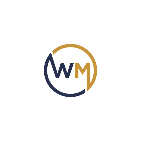 Wm字母图标设计模板元素 — 图库矢量图片