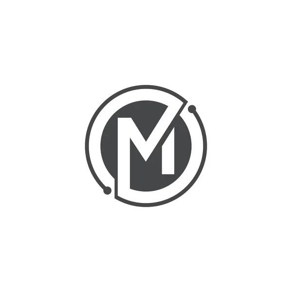 M字母图标设计模板元素 — 图库矢量图片
