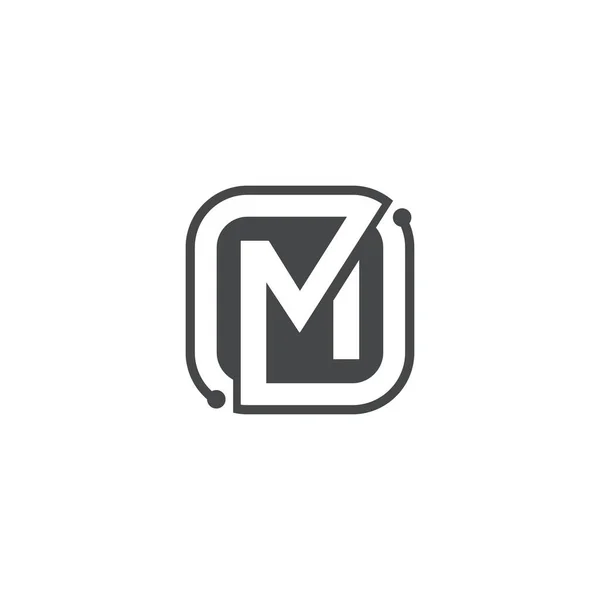 M字母图标设计模板元素 — 图库矢量图片