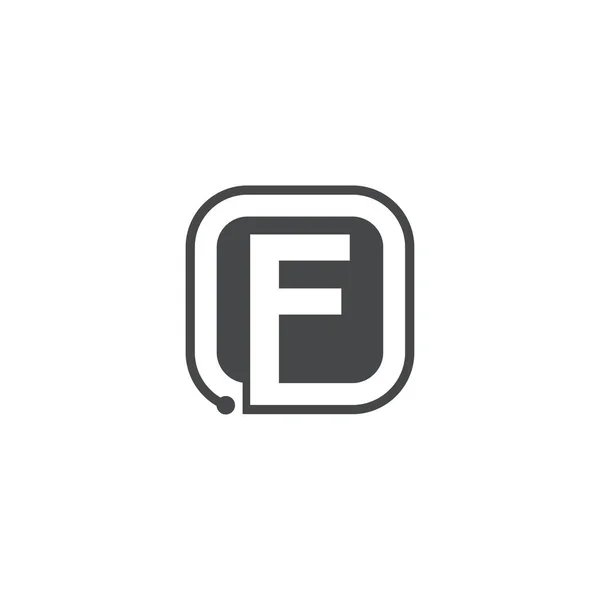 Brev Logo Ikon Design Skabelon Elementer – Stock-vektor