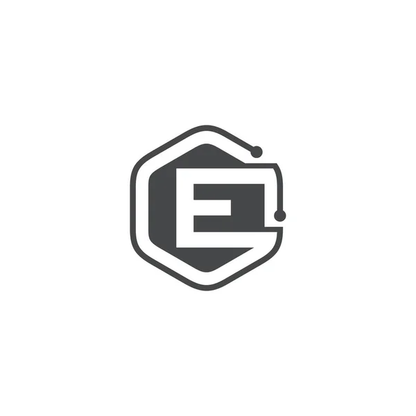Elementos Modelo Ícone Logotipo Letra — Vetor de Stock