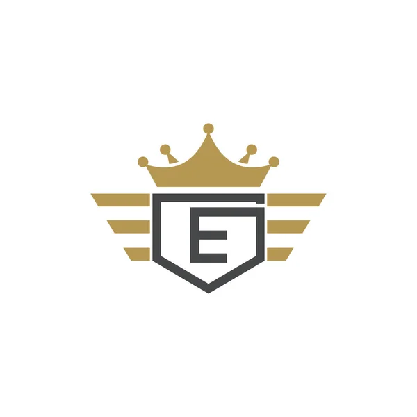 Eletter Logo Icon Design Template Elements — Stock Vector