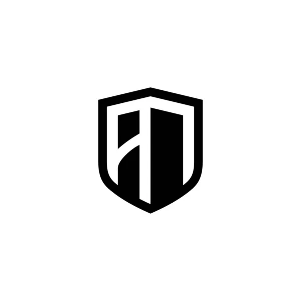 Elementos Modelo Ícone Logotipo Carta — Vetor de Stock