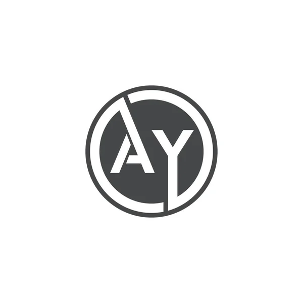 Ay字母图标设计模板元素 — 图库矢量图片