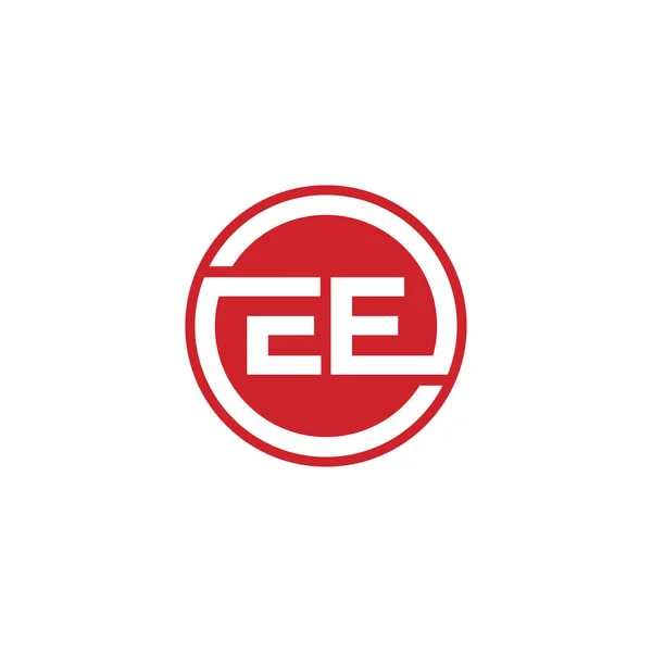 Carta Icono Del Logotipo Elementos Plantilla Diseño — Vector de stock