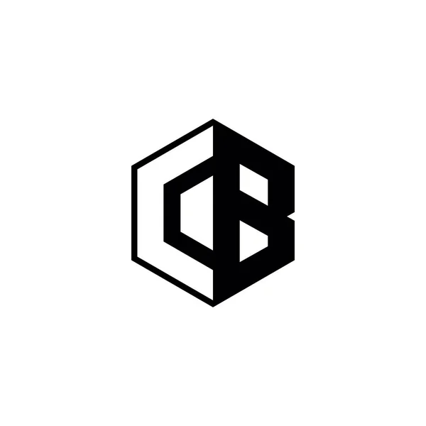 Harf Logo Tasarım Şablonu Elementleri — Stok Vektör