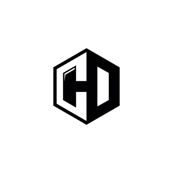 Letra Logotipo Ícone Design Elementos Modelo — Vetor de Stock