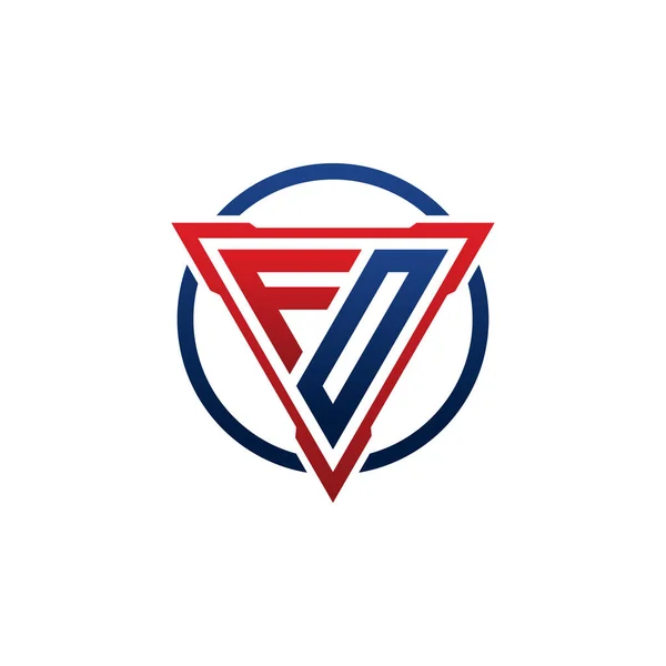 Harfi Logo Tasarım Şablonu Elementleri — Stok Vektör